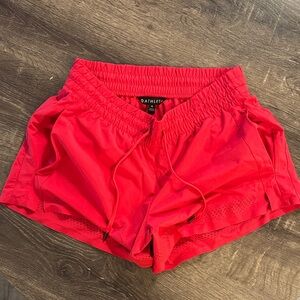 Athleta Women's Red Athletic Shorts